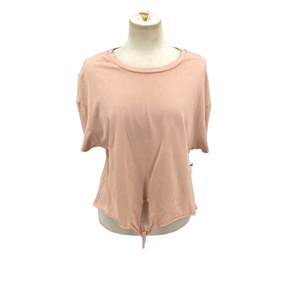 Honeydew Intimates Pink Off The Grid Knit Tie T-shirt Size Medium NWOT $38 MSRP - Picture 3 of 7